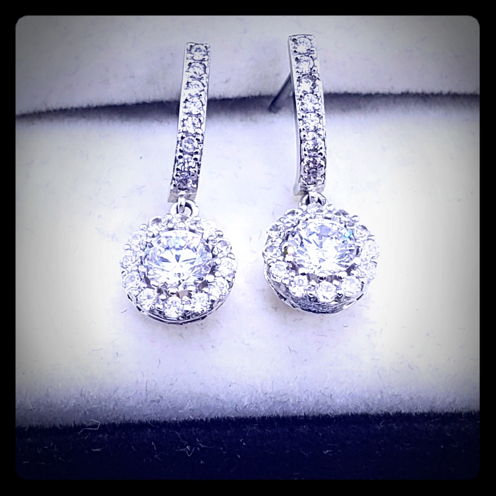 Ti Adoro Halo Drop Earrings (IR)